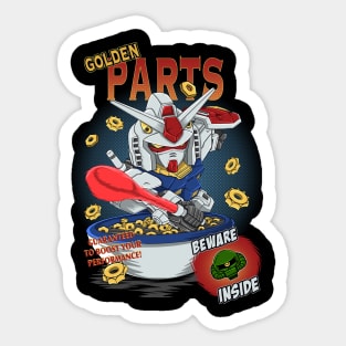 golden part rx 78 Cereal Sticker